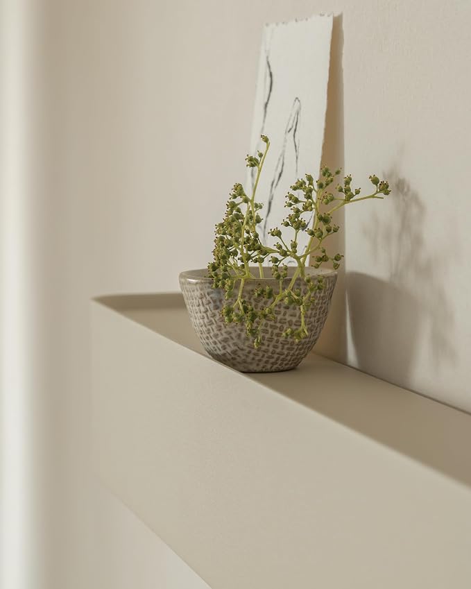 Kazai. Coat Rack Wall Mount with Shelf 'Tone' | Modern Design Coat Hanger with Hidden Hooks and Storage | Hat Rack with Shelf in Metal | Wall-Mounted Purse Organizer | Sand Taupe - Image 2