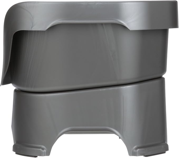 Neater Pet Brands Neater Feeder Deluxe Mess Proof Dog Bowls Elevated for Medium Dogs 19-40 lbs, Made in USA, No Spill Raised Dog Food Bowl Stand Feeding Station, Food and Water Bowl Set, Gunmetal - Image 9