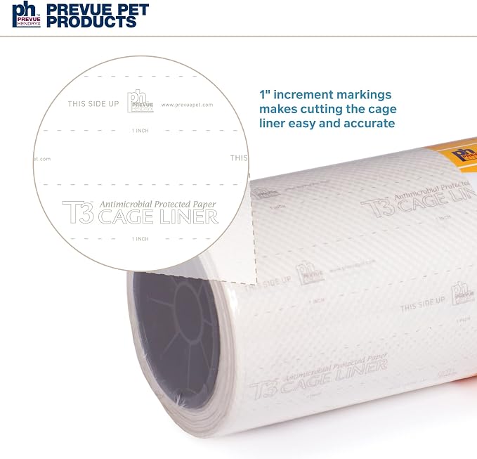Prevue Pet Products T3 Cage Liner - Bird Cage Accessories, 100 ft Odor Absorbent Protection, Universal Liner for All Birds, Fits Small, Medium, and Large Enclosures, Simplifies Cleaning - Large Size - Image 4