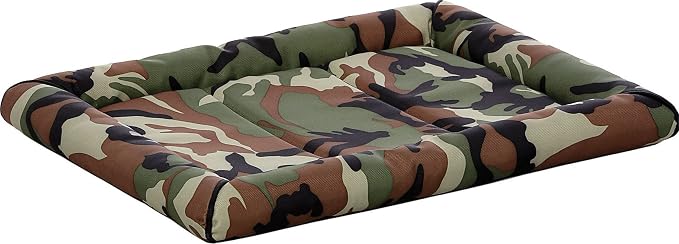 MidWest Homes for Pets Intermediate QuietTime MAXX Ultra-Rugged Dog Bed, Water & Odor Resistant, Bolstered Edge, Non-Slip Bottom, Fits 36-inch Crates, Camo by MidWestHomesForPets