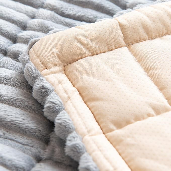 Pet Couch Covers Protector for Dogs Sofa Slipcovers Washable Cushion Cover | Non slip,scratch-proof furniture protector fits I-shape armchair,loveseat,recliner,sectional sofa pads(grey,27in*59in) - Image 8