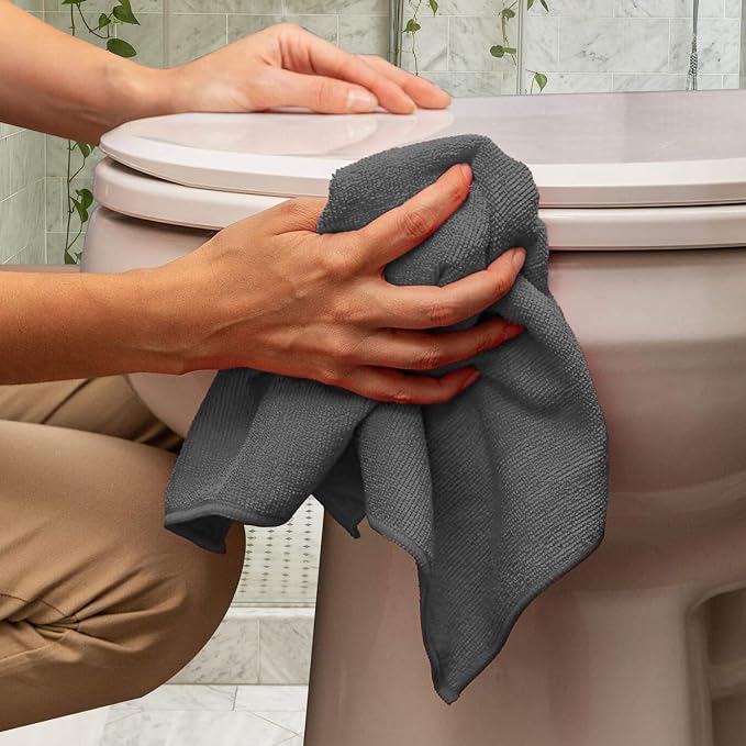 Avalon Towels Microfiber Cleaning Cloths (Value Pack of 48) - Size 16 x 16 Inches, Highly Absorbent Cleaning Rags, Lint Free, Reusable and Washable, Microfiber Towels for Cars - Image 7