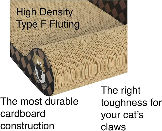 Cat Scratcher - Lounge - Checker Board - 2 Pack - Image 5