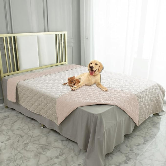 Ameritex Waterproof Dog Bed Cover Pet Blanket for Furniture Bed Couch Sofa Reversible by Ameritex