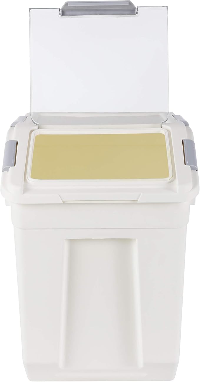 EonTone Flour Storage Container 25 Liters (30 Lb‎) Pack-6 with Lockable Lid Wheels BPA-Free Ingredient Storage Bins - Image 7