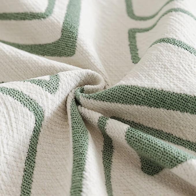 Soft Chenille Couch Cover for Dogs Washable,Extra Large Geometric Sofa Covers for 3 Cushion Couch,Pet Couch Slipcovers Protectors for Sofa,1 Piece All Season Cover Blanket Green 71"×134" - Image 9