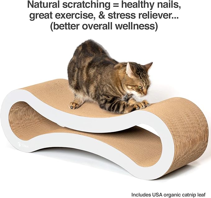 PetFusion Ultimate Cat Scratch Lounge, Reversible Cardboard Scratcher Pad | Furniture protection from claws, flip design doubles lifespan, eco friendly recycled build, cozy indoor home use, pet safe - Image 3