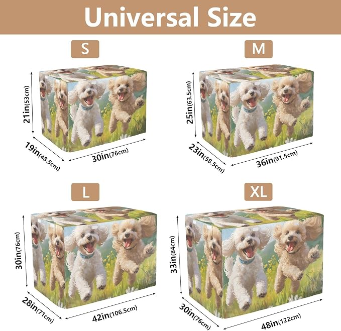 Dog Crate Cover Kennel Cover for Dog Cages Breathable for Wire Cage Indoor Outdoor Poodle Dogs Spring Daisy - Image 3
