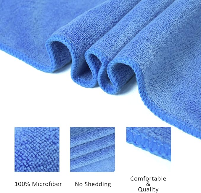 JML Microfiber Bath Towel Set, 6 Pack, 27" x 55", Peach/Grey/Blue | Hanging Loop, Extra Absorbent, Fast Drying, Lint-free, Use for Pool, Swimming, Fitness, Sports, Yoga - Image 3