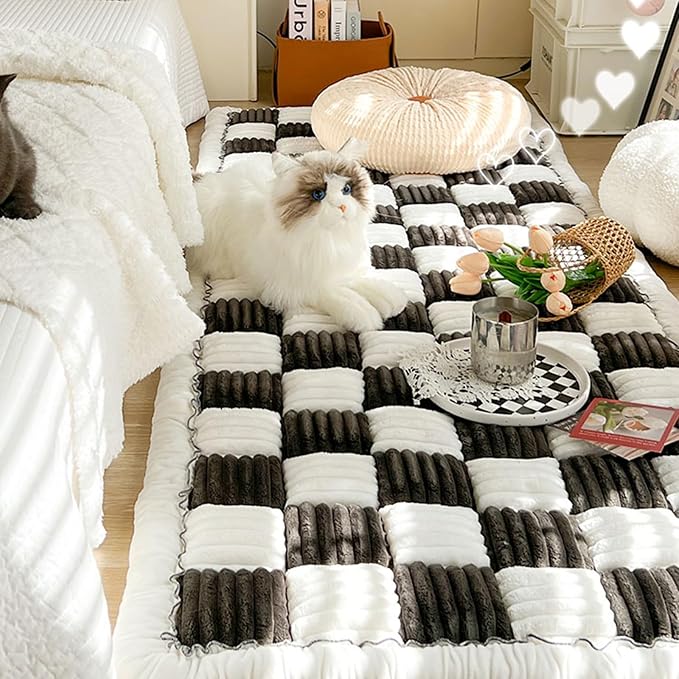 LiveGo Couch Cover for Dogs Washable, Sofa Cover Protector, Couch Covers for 3 Cushion Couch Sofa Pet Friendly, Soft, Non Slip (Black, 45x45 cm/17.7x17.7 in) - Image 5