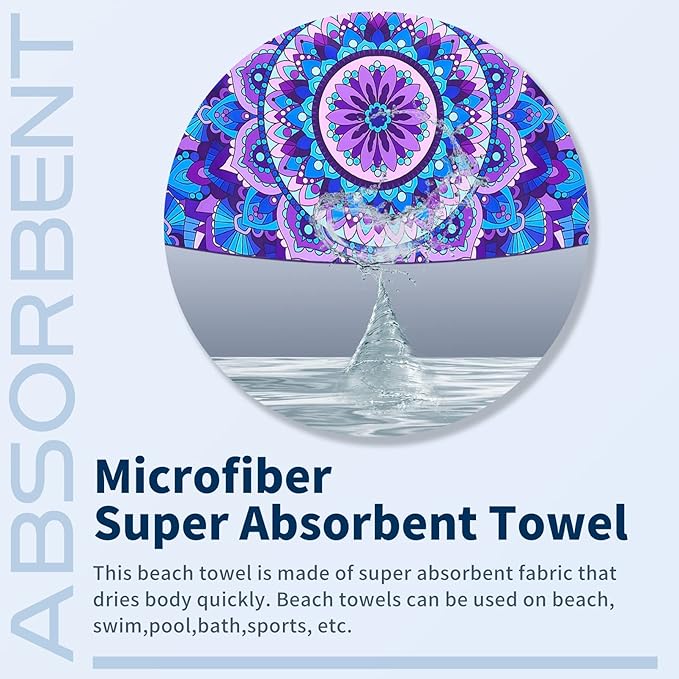 TwoYek Microfiber Beach Towel Extra Large 71x32 inches 4 Pack Bulk | Thin & Lightweight, Sand Free, Super Absorbent & Quick Dry, Oversized Towels for Beach Bath Pool Swim Travel Essentials Gift - Image 6