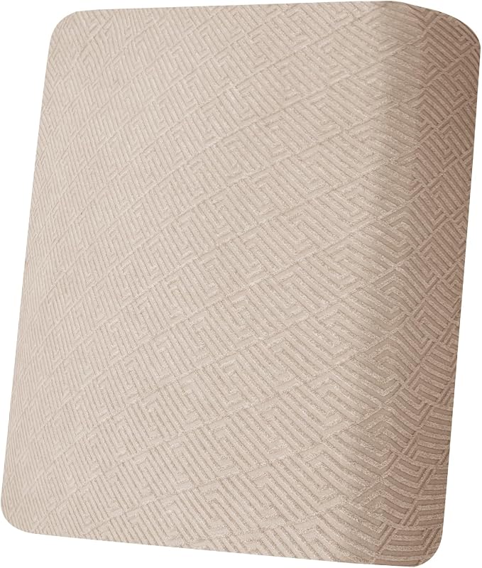 XINEAGE Large Couch Cushion Covers Seat Cushion Cover Thick Stretch Sofa Slipcovers 1 Piece Individual Couch Covers with Elastic Bottom(Single XL Seat Cushion/Backrest,Khaki) by XINEAGE