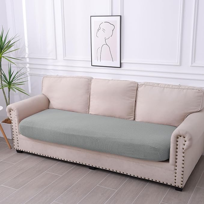 hyha Waterproof Couch Cushion Covers for Pets, Non Slip Sofa Seat Cover | Stretch Jacquard Fabric, Elastic Bottom, Non Slip Fit, Waterproof Protection, Pet Hair Protection (1 Piece for Large) - Image 7