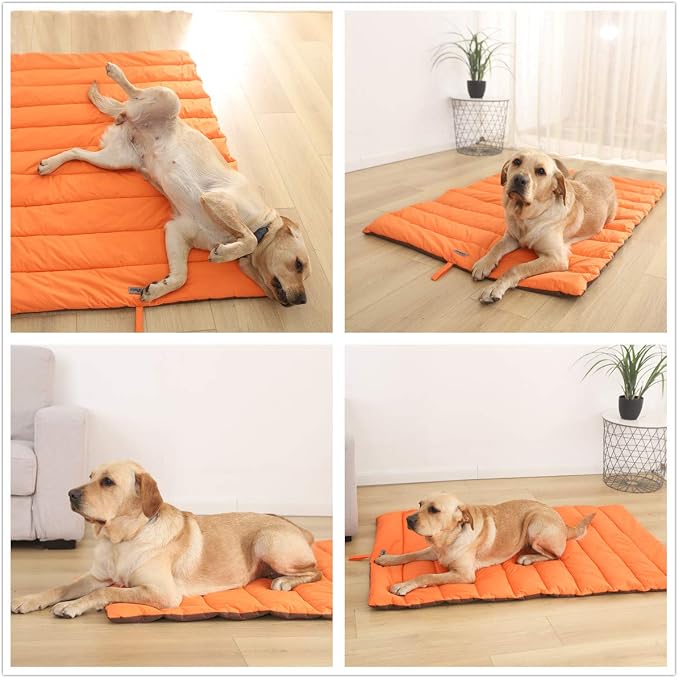 CHEERHUNTING Outdoor Dog Bed, Waterproof, Washable, Large Size, Durable, Water Resistant, Portable and Camping Travel Pet Mat - Image 5