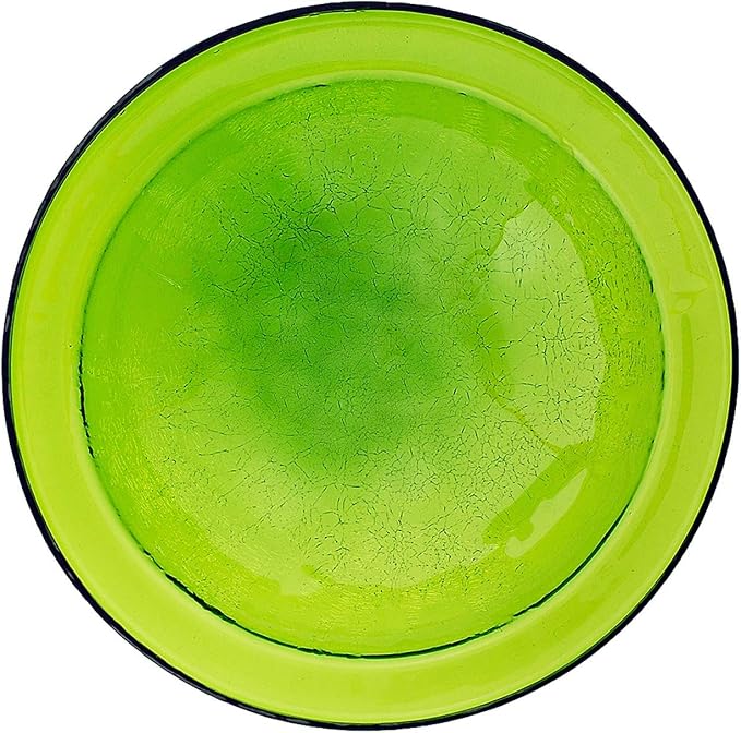 Achla Designs CGB-05FG-RM 12 Inch Fern Green Crackle Rail Mount Bracket Birdbath - Image 3