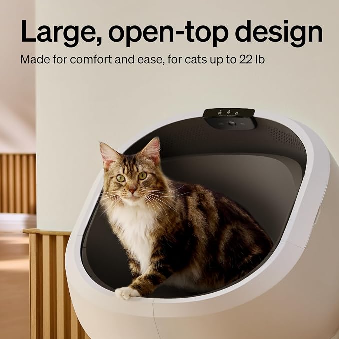 PETLIBRO Automatic Cat Litter Box with AI Waste Analysis, Self Cleaning Cat Litter Box with 55 Count Litter Liners, Smart Luma Litter Box with Auto Odor-Control, Multi-Cats Recognition, Usage Tracking - Image 7