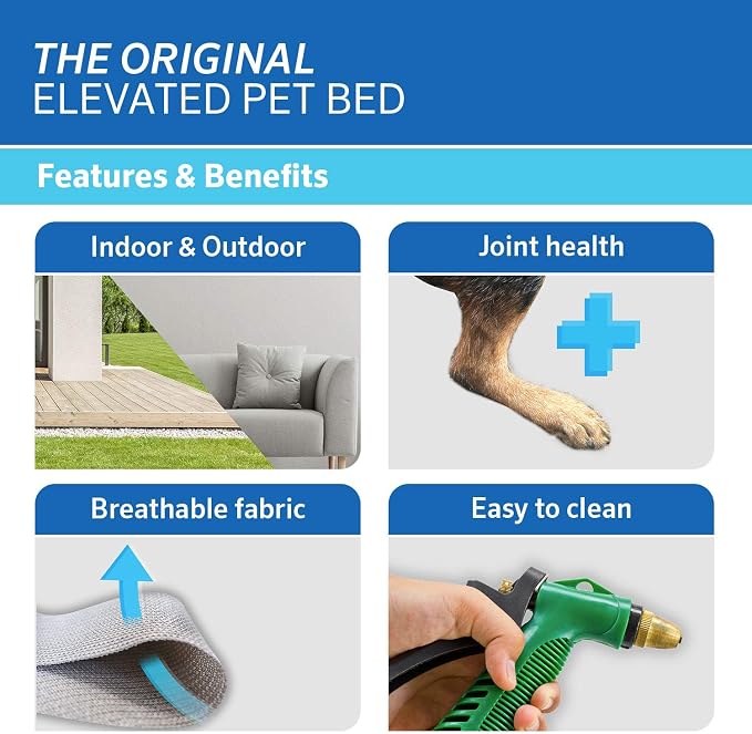 Original Pet Bed Replacement Cover - Brunswick Green - Small (35" x 22") - Image 3