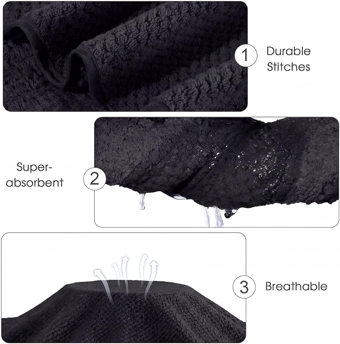 Newwiee 4 Pcs Oversized Bath Towel 40'' x 80'' Bath Sheet,Vivid Colors | Fluffy Microfiber Quick Dry, Extra Large Bathroom Towel, Soft Absorbent Adult Shower Sheet, Fall Halloween Decor, Spa Beach - Image 4