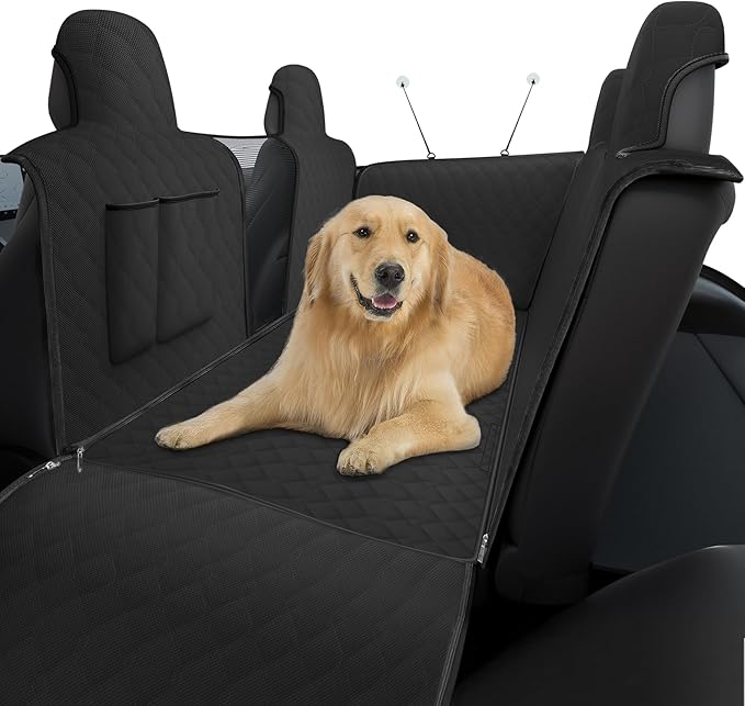 Shademax Custom for 2021-2025 2026 Nissan Rouge Rear Seat Pet Cover Rouge Accessories Car Dog Seat Cover for Back Seat Pet Mat Waterproof Scratchproof Hammock with Mesh Window & Headrest Protector by Shademax