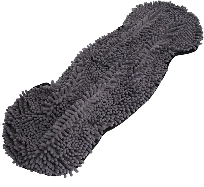 1 Super Absorbent Grey Microfiber Dog Cat Pet Noodle Towel Quick Drying - Image 2