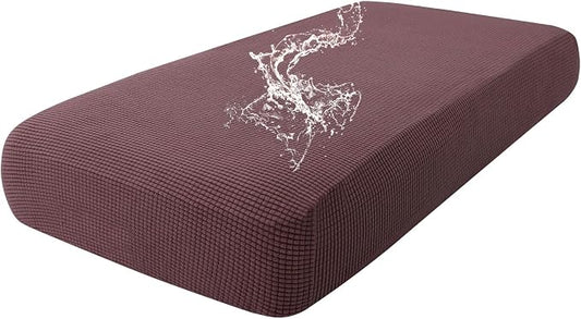 hyha Waterproof Couch Cushion Covers for Pets, Non Slip Sofa Seat Cover | Stretch Jacquard Fabric, Elastic Bottom, Non Slip Fit, Waterproof Protection, Pet Hair Protection (1 Piece for Medium) by hyha
