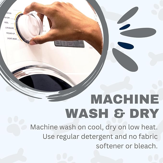 Soggy Doggy Crate Mate Dog Crate Pad, Gray, Extra-Large 28x42 | Reversible chenille pad; absorbs 7x its weight; fits wire, plastic crates & cars; puppy to senior dog; quick-dry - Image 5