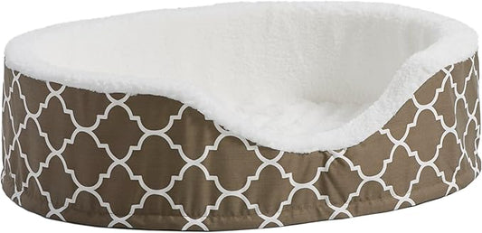 MidWest Homes for Pets Orthoperdic Egg-Crate Nesting Pet Bed w/ Teflon Fabric Protector, Medium Brown by MidWestHomesForPets
