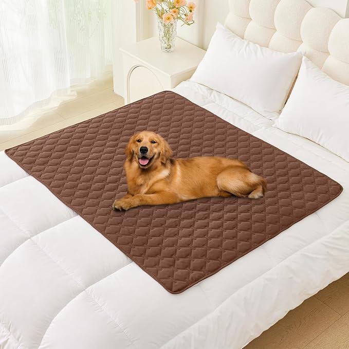 Smiry Waterproof Dog Bed Cover Blanket, Reversible Pet Blanket | Soft Reversible, Washable Leakproof Cats Dogs Couch Cover for Sofa, Couch, Furniture (40x50 Inch) by Smiry