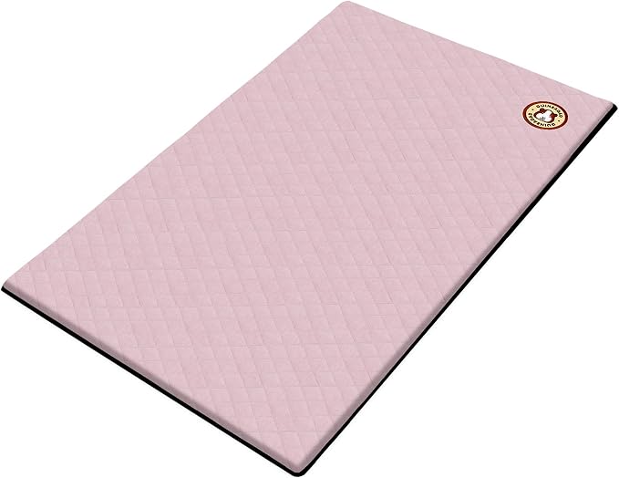 GuineaDad Premium Liner – Fleece Guinea Pig Cage Liner – Ultra-Plush Reusable Fleece Bedding with Waterproof Bottom – Extra Absorbent Liner for 2x3 C&C Cage (Blush) by GuineaDad