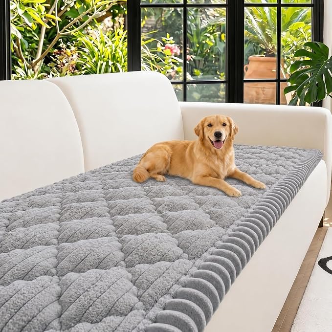 NILUOH Couch Cover for Dogs Washable, Non Slip Furniture Protector for Pet | Suitable for Leather & Fabric Loveseat/Small Couch, Prevents Pet Hair, Scratches & Stains, Pet Friendly, 27.6"x59" by NILUOH