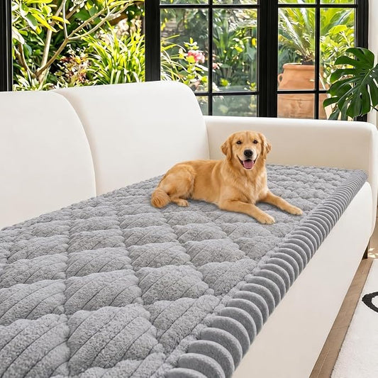 NILUOH Couch Cover for Dogs Washable, Non Slip Furniture Protector for Pet | Suitable for Leather & Fabric Couch, Prevents Pet Hair, Scratches & Stains, Pet Friendly, 27.6"x82.7" by NILUOH