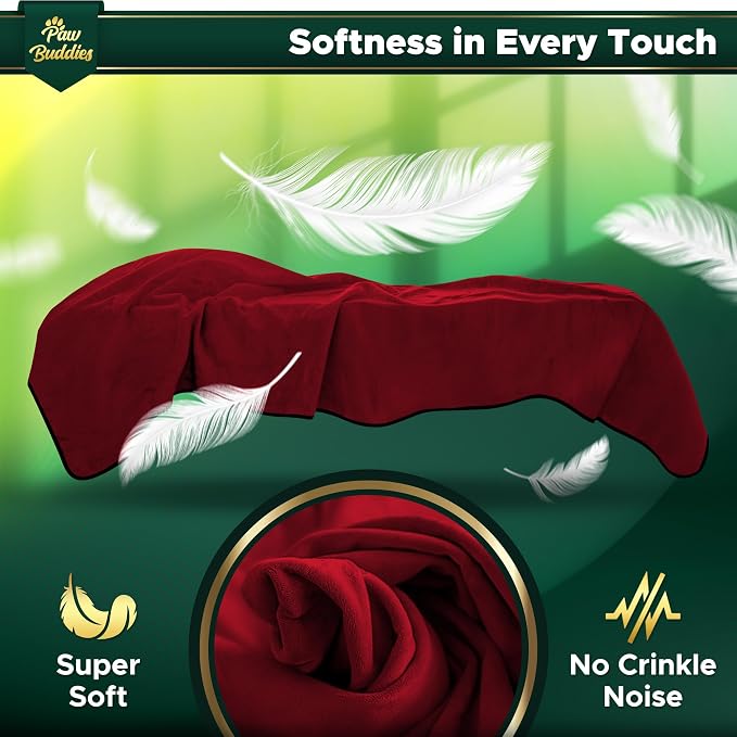 Paw Buddies Premium Waterproof Blanket 80"x90" Velvet-Feel Reversible Throw – Leakproof, Machine Washable Bed & Sofa King Size Protector for Couples, Pets & Travel + Bonus Small Blanket - Image 3