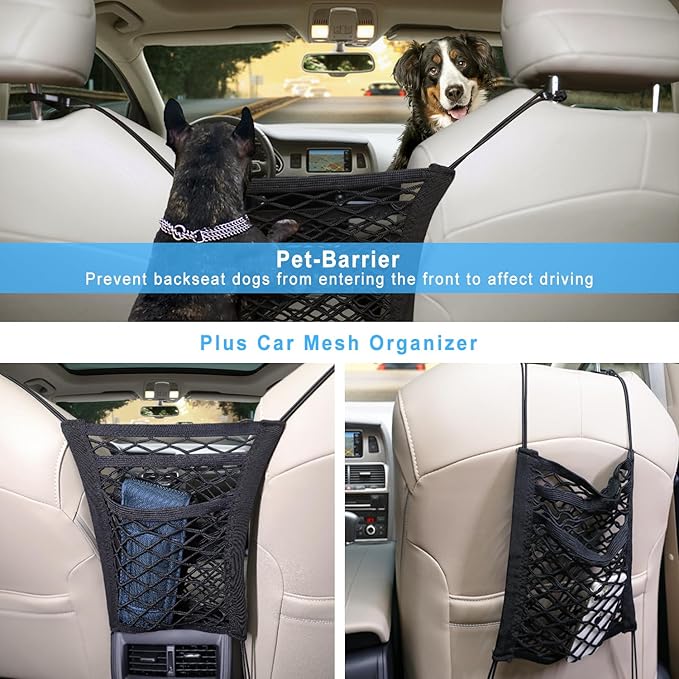 Bark Lover Deluxe Dog Seat Cover for Front Seat-More Durable Spill-Resistant Front Seat Protector, High Heat Resistant and Nonslip Front Seat Cover for Dogs Kids, Universal Size (Black,1 Pack) - Image 6