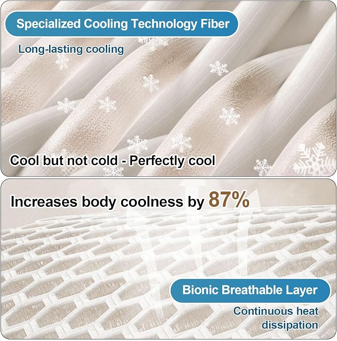 OTOB Cooling Couch Cover for Dogs Washable Non Slip Sofa Protector, 1 Piece | Luxury Cream, 35.4"x70.9", Premium Ice Silk Fabric, Modern Geometric, Soft, 3D Breathable, Pet Friendly Furniture Cover - Image 6