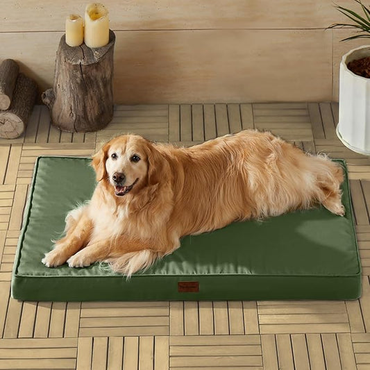 BFPETHOME Outdoor Waterproof Dog Bed for Large Dogs, Washable Cover, 47" | Outdoor & Indoor Use, Waterproof, For Medium, Large, Extra Large Dogs, Orthopedic, Egg Crate Foam, Up to 110 lbs by BFPETHOME