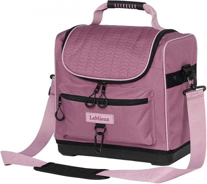 LeMieux Elite Pro Grooming Bag - Horse Grooming Bag - Strong Waterproof Denier Outer - Padded Adjustable Shoulder Strap - One Size by LeMieux