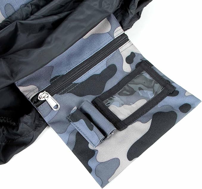 Jeffers Poplar Head Grooming Bag – Horse Grooming Organizer Tote with Pockets for Brushes, Tools, Clippers, Shampoo, Detangler – Stable Barn Kit Carrier for Horses, Pets, Livestock, Urban Camo - Image 5