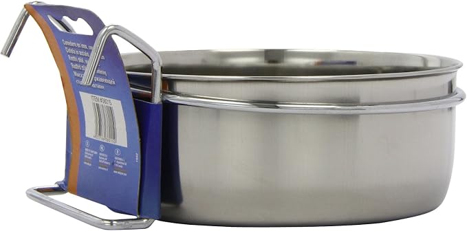 Nobby Stainless Steel Bowl with Clamp, 900 ml, 15 cm - Image 5