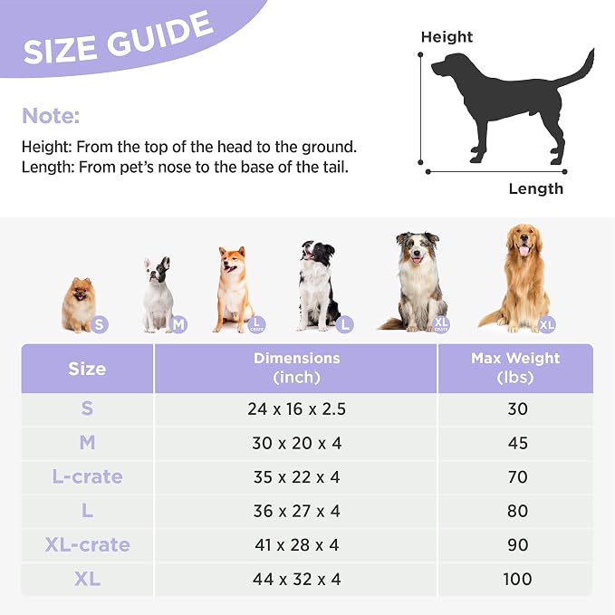 LE SURE Cute Aesthetic Bed Medium Size Dog,Jacquard Thick Pet Pillow 30x20 | Shredded Chopped Foam,Modern Plush Crate Cushion Gift for Medium Size Dog, Waterproof Washable Cover, Nonslip Bottom, Brown - Image 5