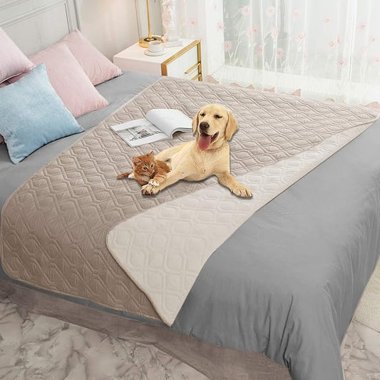 Ameritex Waterproof Dog Bed Cover Pet Blanket for Furniture Bed Couch Sofa Reversible by Ameritex