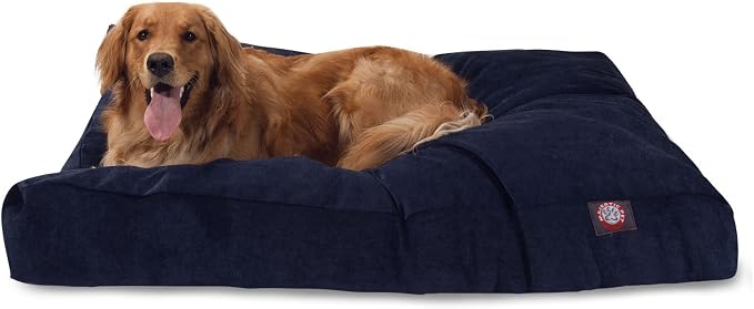 Majestic Pet Villa Rectangle Dog Bed Washable – Non Slip Comfy Pet Bed – Crate Bed with Removable Washable Cover – Kennel Bed for Sleeping, Polyester Fiber, Medium, Marine - Image 4