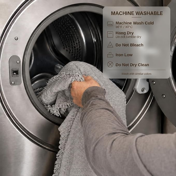 Couch Covers for Sofa, Couch Cover for Dogs, Water Resistant Non Slip Washable Chenille Sofa Cover, Loveseat Covers with Storage Bag, Pet Furniture Protector 71 x 118 Inches Grey - Image 5