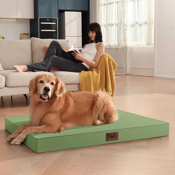 Waterproof Orthopedic Dog Crate Bed for Small Dogs & Cats | Egg Crate Foam, Fits 24x18 Crates, TPU Waterproof Layer, Machine Washable 1680D Oxford Cover, Small Pets Up to 20 lbs - Image 5