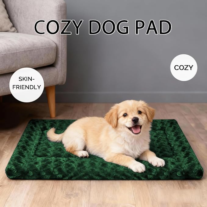 Soft Reversible Dog Mat - Dual-Sided Design for All Seasons - Machine Washable for Crates, Travel, and Home - Image 3