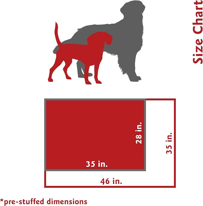 Majestic Pet Rectangle Medium Dog Bed - Non-Slip Washable Comfy Crate Pillow for Sleeping - Kennel Bed for Medium Breed, 35 x 28 Inch, Links Purple - Image 4