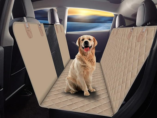 GXT Dog Back Seat Cover Protector for Cars SUV and Trucks with Mesh Window, Scratchproof Nonslip and Waterproof Material by GXT