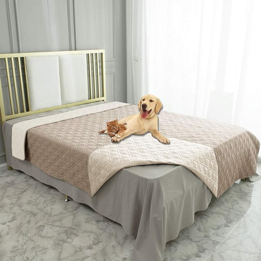 Ameritex Waterproof Dog Bed Cover Pet Blanket for Furniture Bed Couch Sofa Reversible by Ameritex