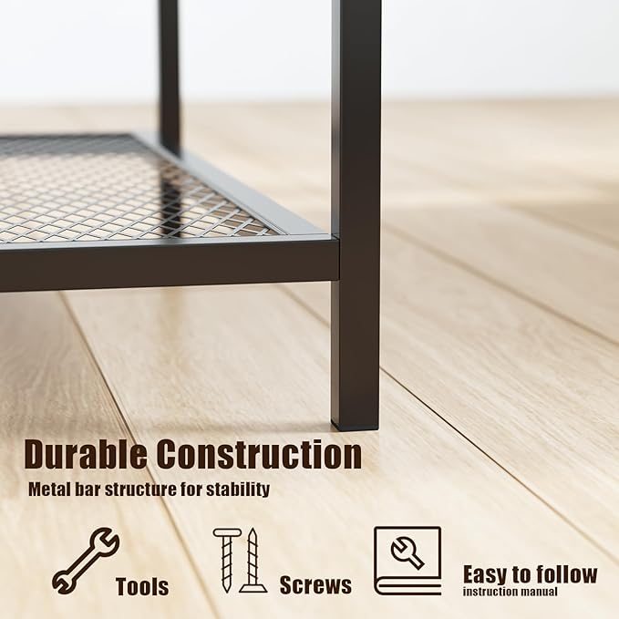 LEMBERI Pet Bunk Bed with Stairs and Storage, Dogs/Cats Window Perch, Bedside Lounge Elevated Dog Bed Multi-Level Platform with Foam Upholstery (Brown)