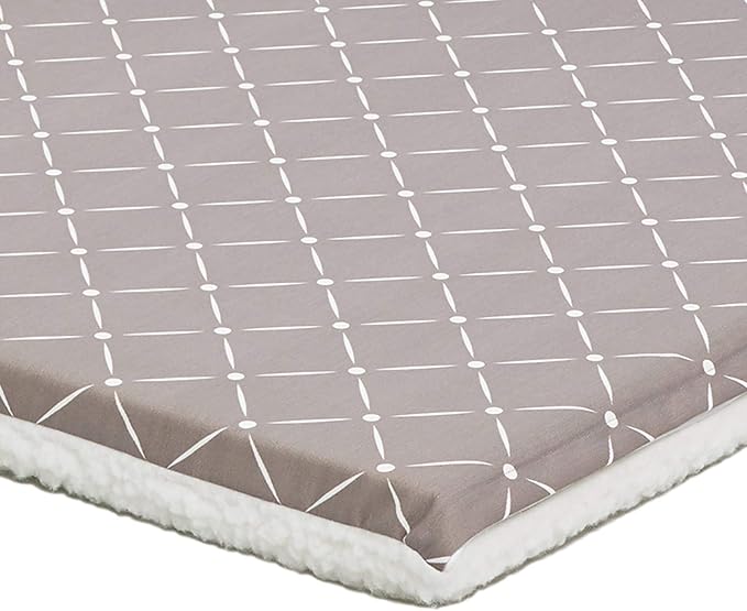 MidWest Homes for Pets Quiet Time Couture Paxton Pet Bed Mushroom/Fleece with Pillow Cover, Mushroom, 36" - Image 3