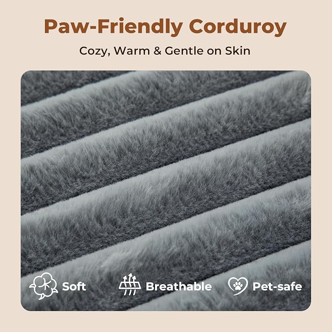 Orthopedic Dog Bed for Large Sized Dog, Washable Waterproof 25D Egg Crate Foam Dog Beds with C-Shape Bolster Support, Large Pet Bed for Senior Dogs with Removable Cover and Non-Slip Bottom - Image 7
